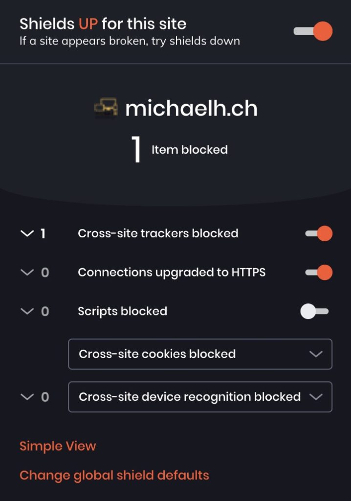 Browser ohne Tracking
