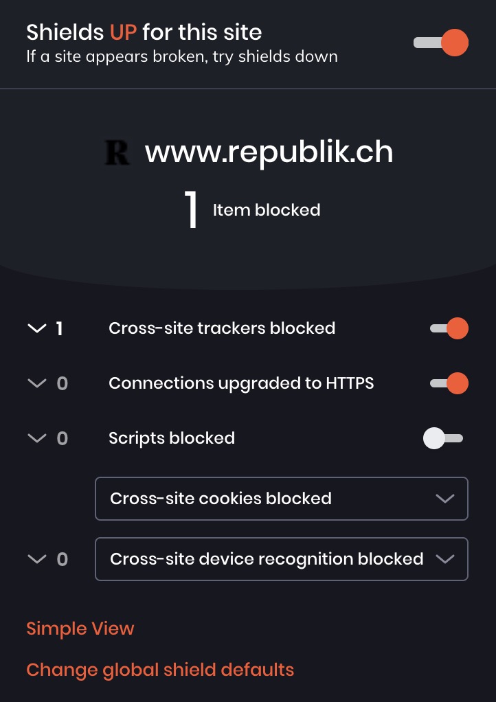 Browser ohne Tracking